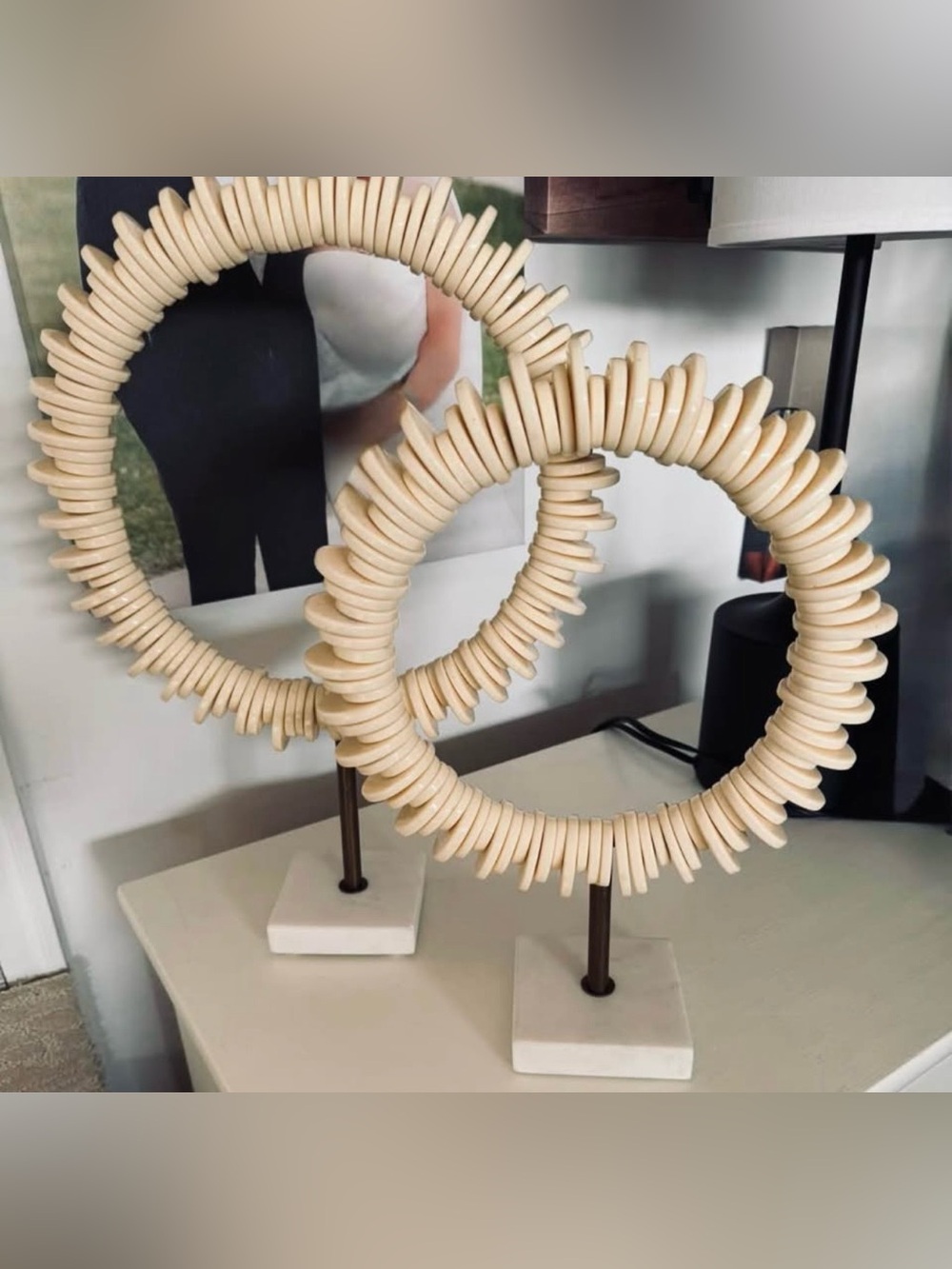 JAMIE YOUNG Neutral Decorative Ring Sculpture Set